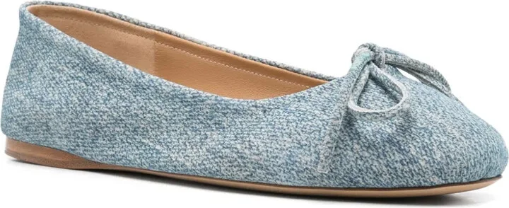 Denim Ballet Flats - Image 2