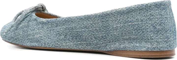 Denim Ballet Flats - Image 3