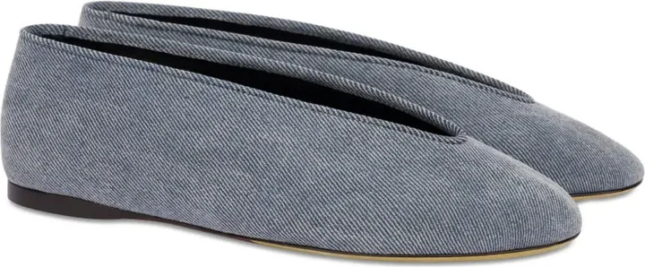 Denim Ballet Flats - Image 2