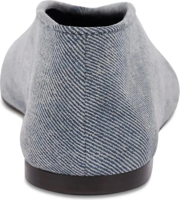 Denim Ballet Flats - Image 3