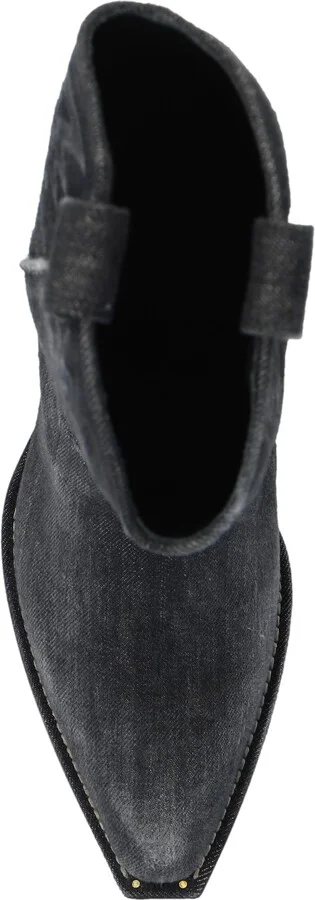 Denim Cowboy Boots - Image 4