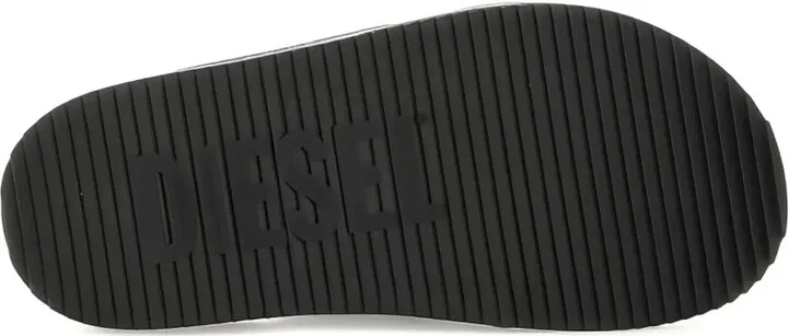 Denim Cross-Strap Slides - Image 5