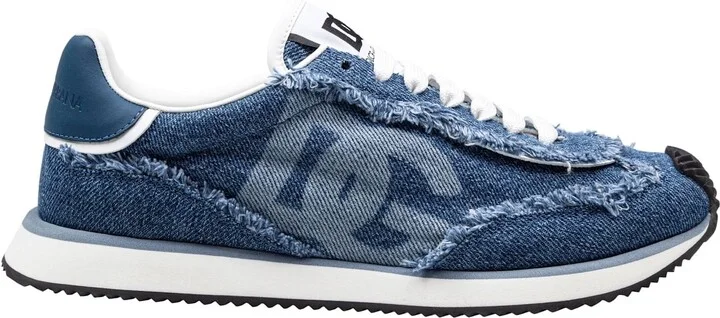 Denim Cushion Sneakers Color Blue Jeans