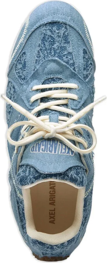 Denim Lace-Up Sneakers - Image 4
