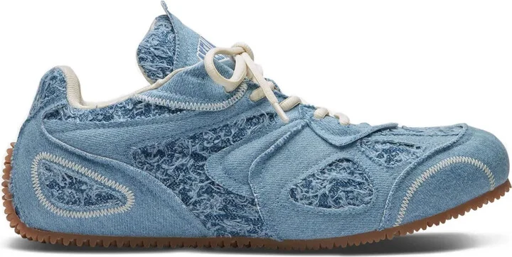Denim Lace-Up Sneakers