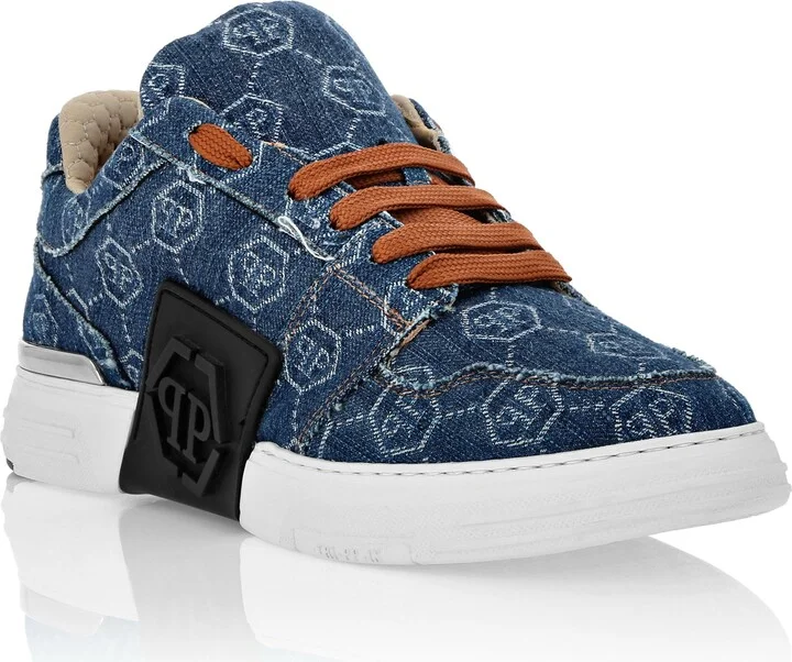 Denim Lo-Top Sneakers Monogram