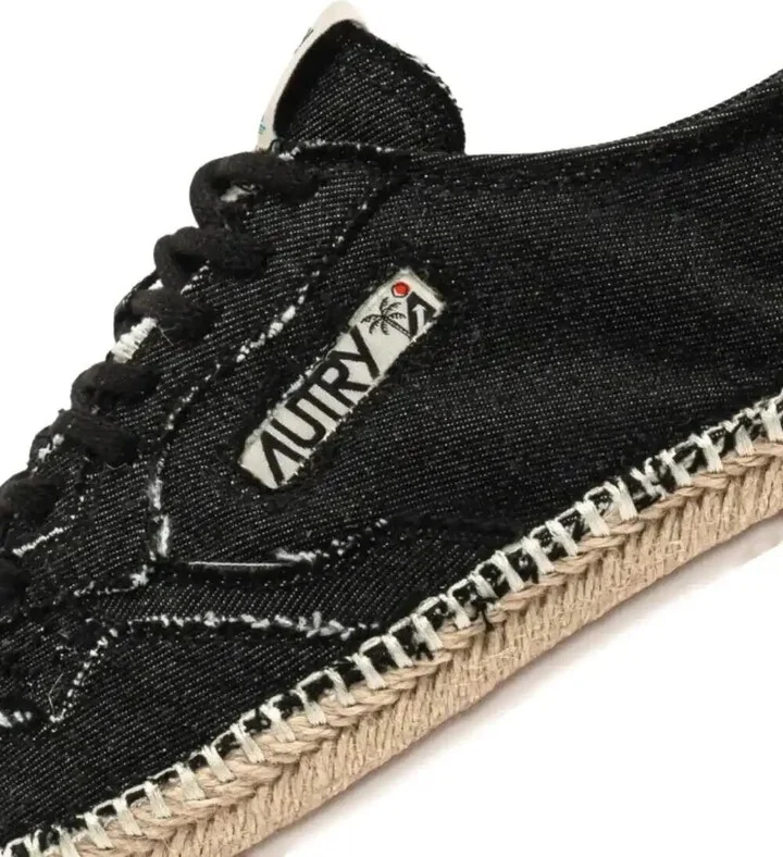 Denim Low-Top Espadrilles - Image 4