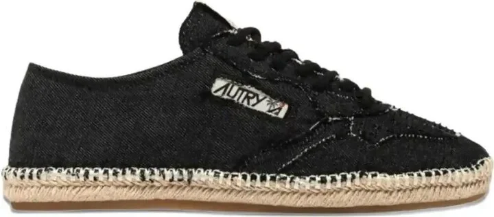 Denim Low-Top Espadrilles
