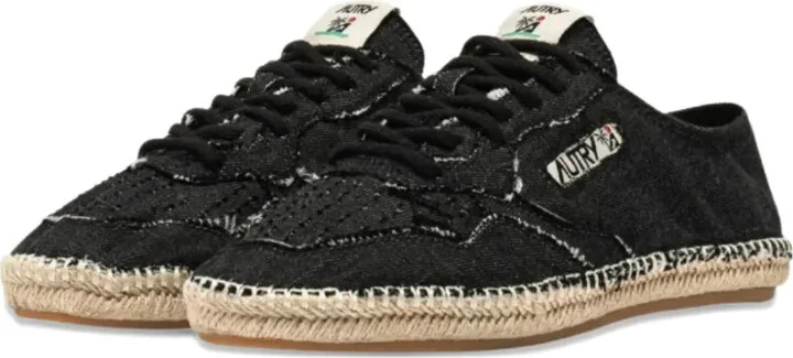 Denim Low-Top Sneakers - Image 2