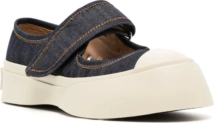 Denim Mary Jane Sandals - Image 2