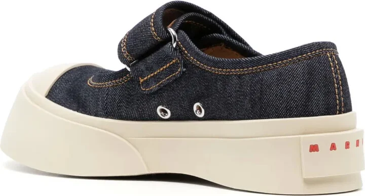 Denim Mary Jane Sandals - Image 3