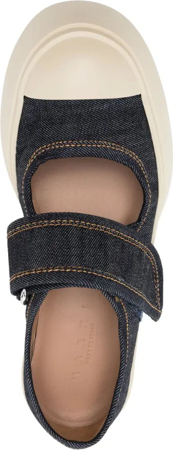Denim Mary Jane Sandals - Image 4