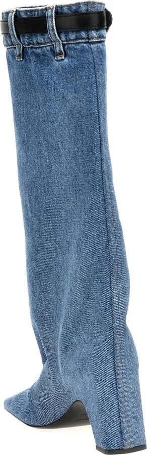 'denim Open Knee Bridge' Boots - Image 3