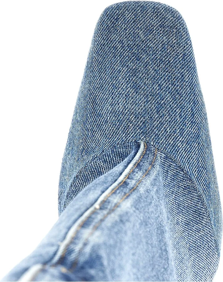 'denim Open Knee Bridge' Boots - Image 4