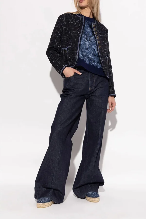 Denim Platform Espadrilles - Image 3