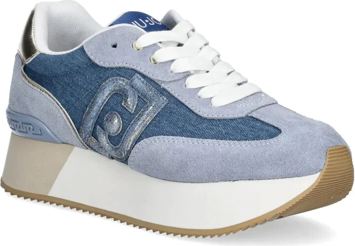 Denim Platform Sneakers - Image 2