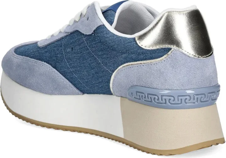 Denim Platform Sneakers - Image 3