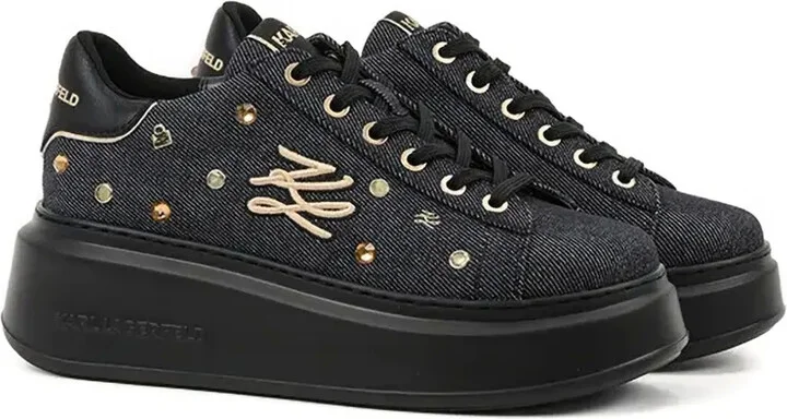 Denim Platform Sneakers - Image 2
