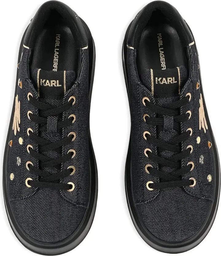 Denim Platform Sneakers - Image 4