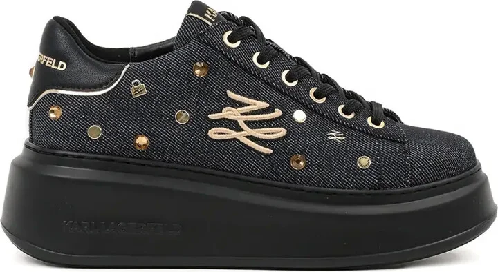 Denim Platform Sneakers