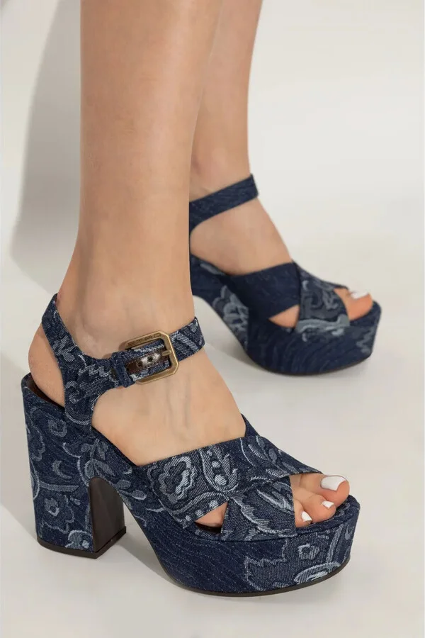 Denim Sandals - Image 2