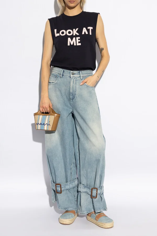 Denim Slides, , - Blue - Image 2
