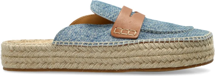 Denim Slides, , - Blue