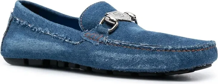 Denim Slip-On Moccasins - Image 2