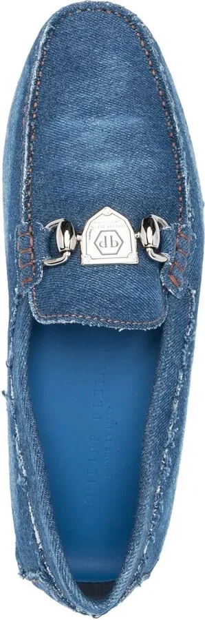 Denim Slip-On Moccasins - Image 4