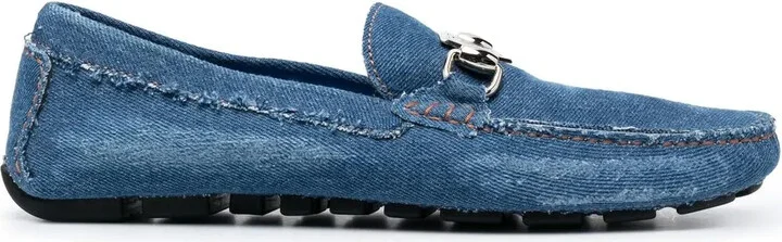 Denim Slip-On Moccasins