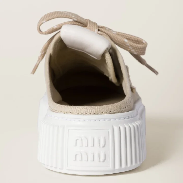 Denim sneaker mules - Image 3