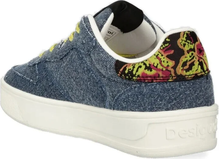 Denim Studded Sneakers - Image 2