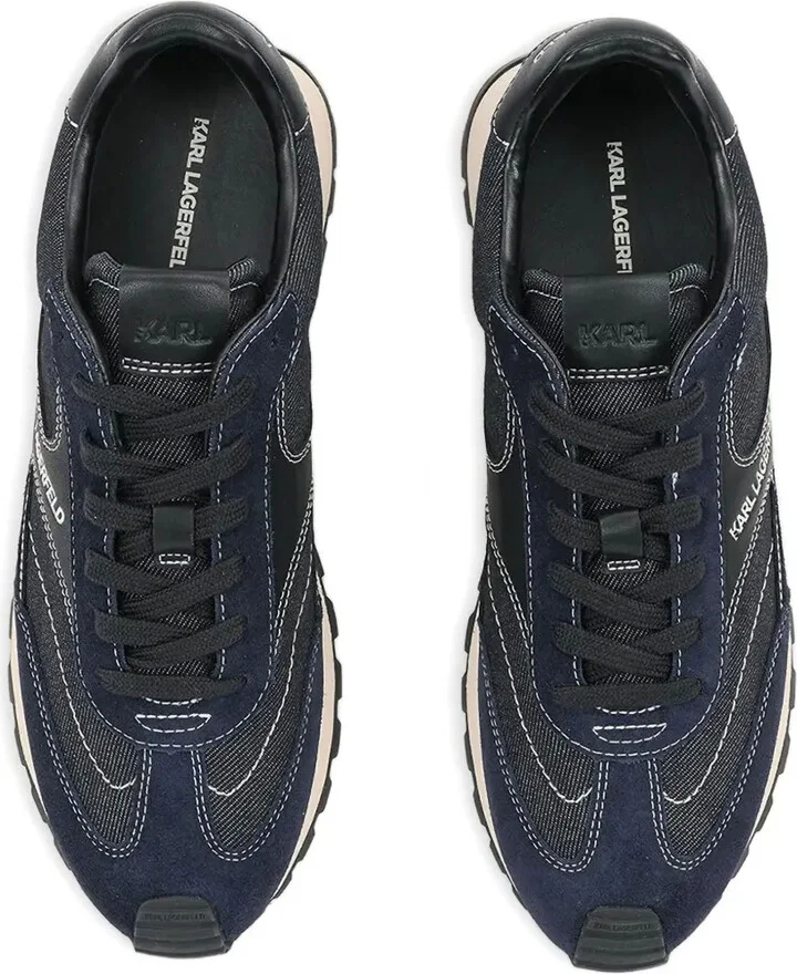 Denim-Suede Sneakers - Image 4