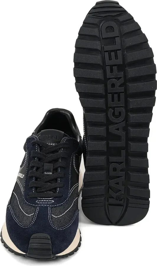 Denim-Suede Sneakers - Image 5
