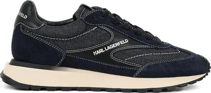 Denim-Suede Sneakers