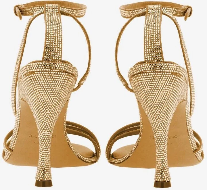 Denise 105 Crystal-Embellished Sandals - Image 2