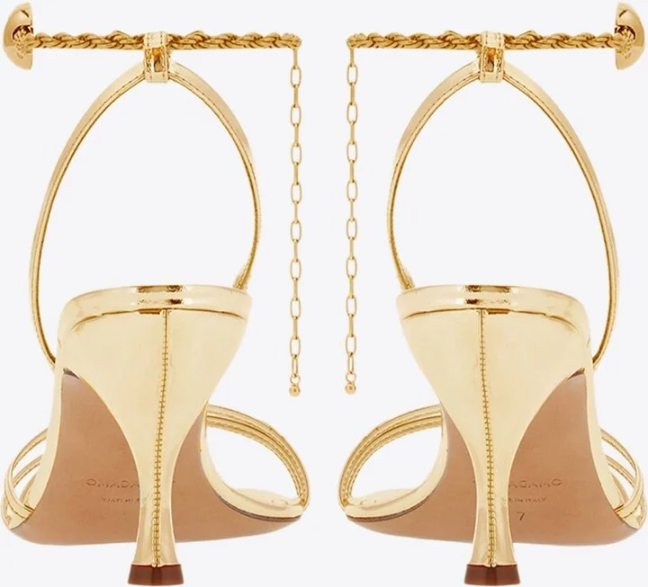 Denise 70 Sandals in Patent Leather - Image 2