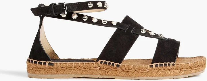 Denise embellished suede espadrille sandals