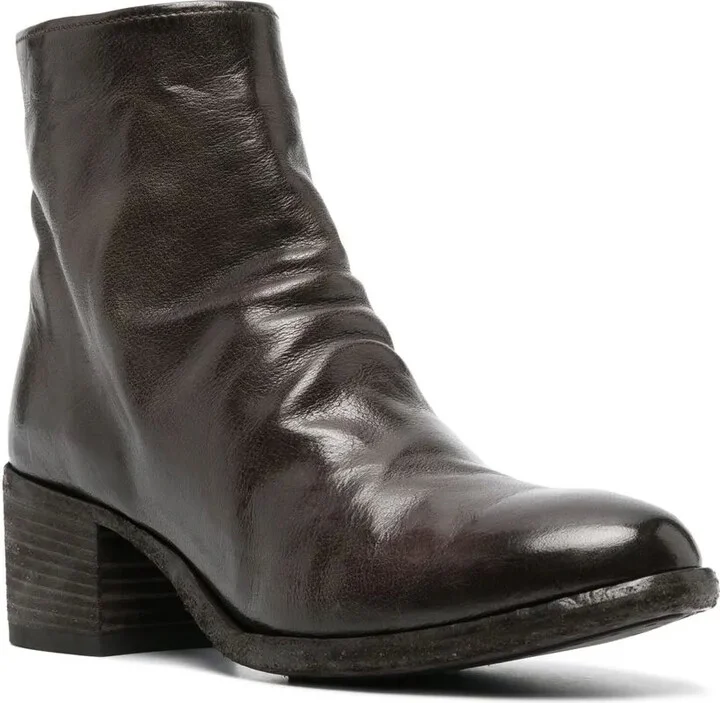 Denner block-heel leather boots - Image 2