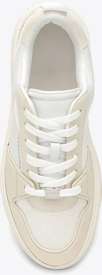 Dennis Low-Top Leather and Mesh Sneakers - Image 2