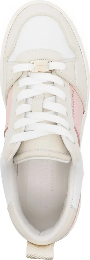 Dennis panelled leather sneakers - Image 4