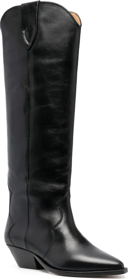 Denvee 40mm leather cowboy boots - Image 2