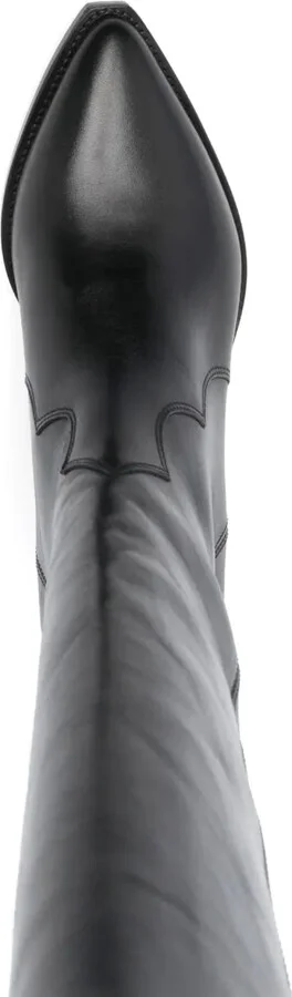 Denvee 40mm leather cowboy boots - Image 4