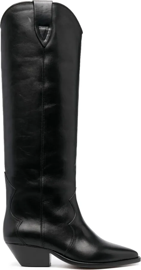 Denvee 40mm leather cowboy boots
