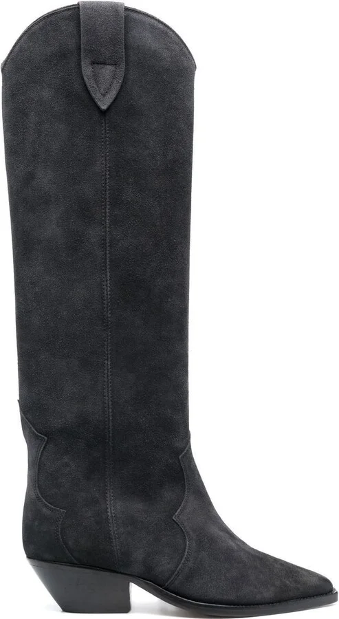 Denvee 50mm Suede Knee-High Boots