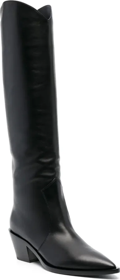 Denver 70mm leather knee boots - Image 2