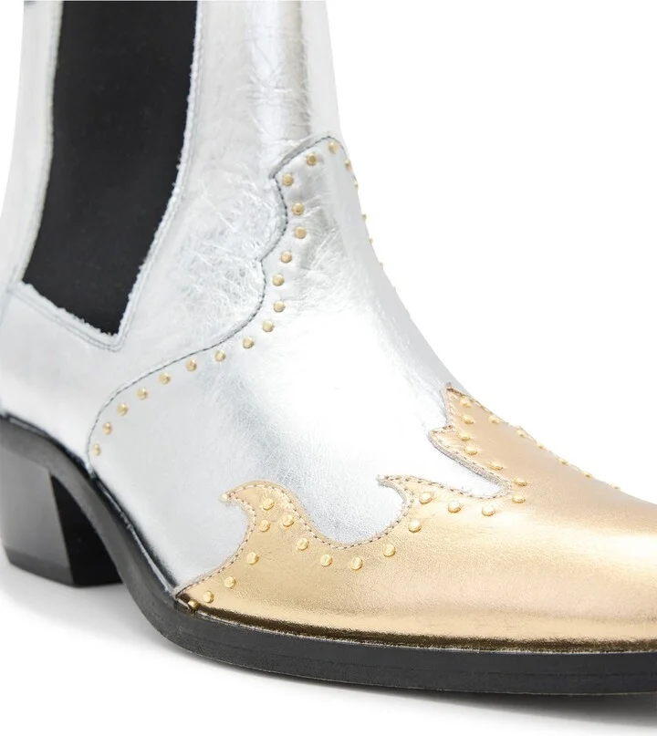 Denver Studded Western Chelsea Boot - Image 4