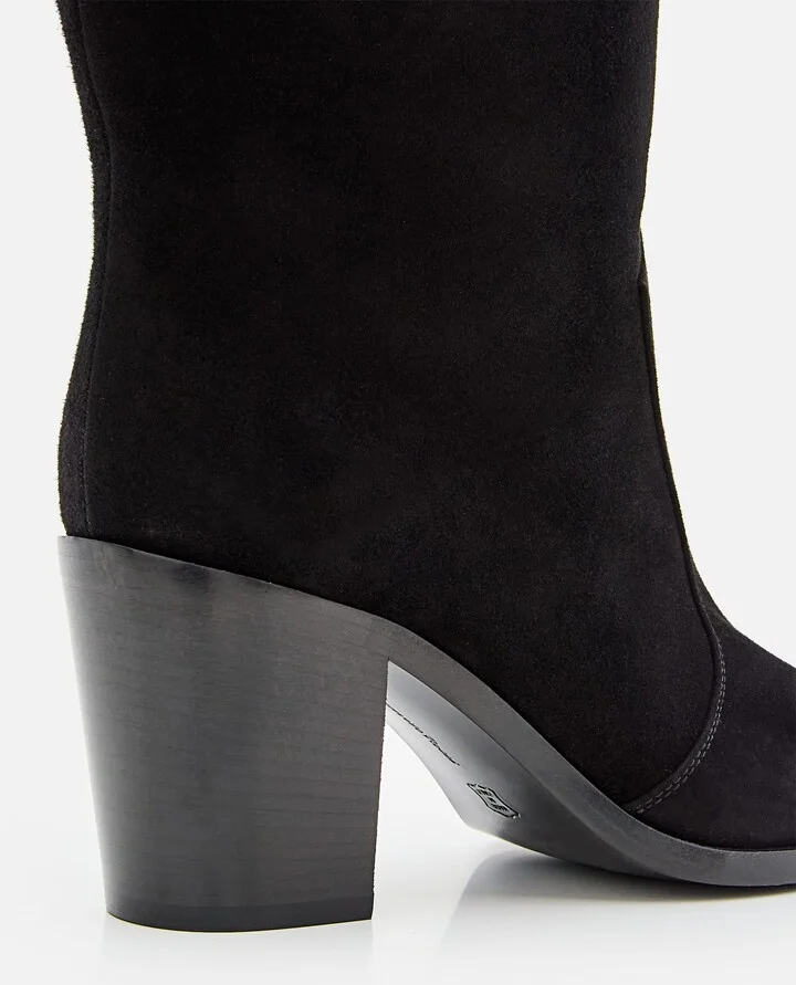 Denver Suede Texan Boots - Image 4
