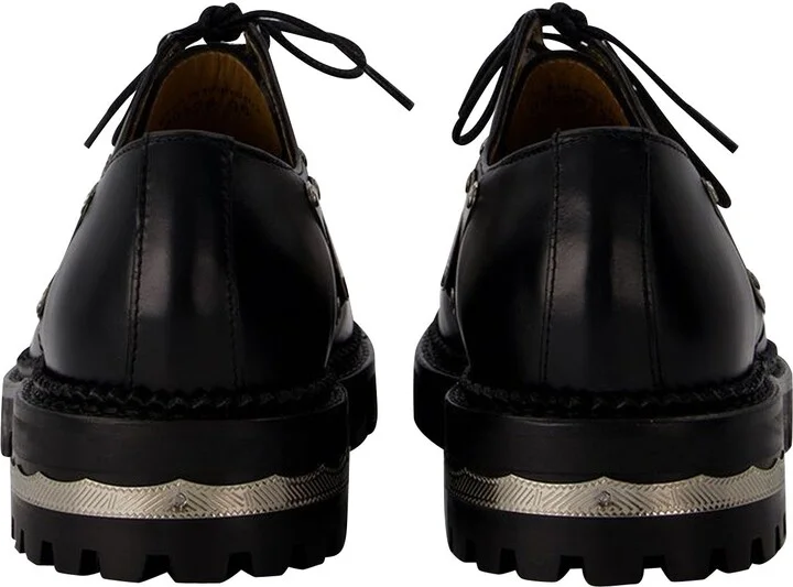Derbies in Black Leather