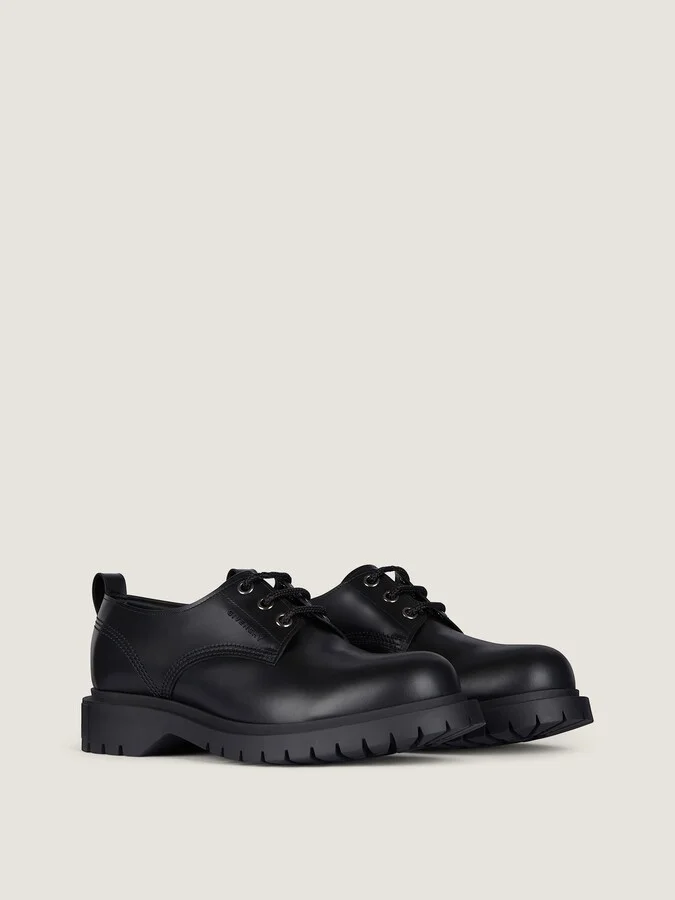 Derbies in leather - Image 3